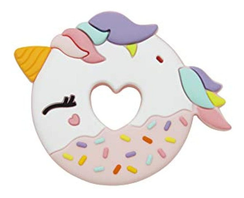 Loulou Lollipop Rosa Unicornio Donut Mordedor De Silicona Su