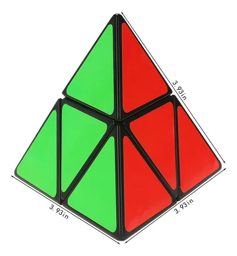 Pirámide Alalatois 2x2 Velocidad Cubo Pyraminx Triángulo 2x2