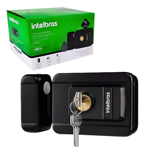 Fechadura Elétrica Fx 3000 Mf C/ Leitor Tag Rfid Intelbras