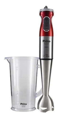 Mixer Philco PMX750VI inox red 127V 750W