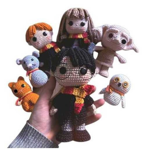 Set Patrones Amigurumi Crochet Harry Potter Y Amigos (port)