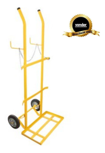 Carrinho Para Transporte De 2 Cilindros De Oxig/acet Vonder