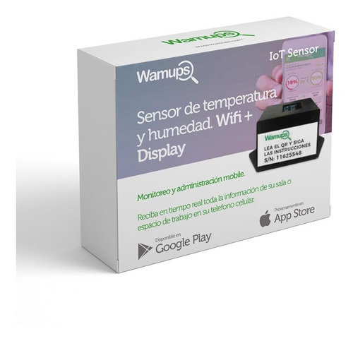 Sensor Termometro Temperatura Y Humedad Wifi C/display