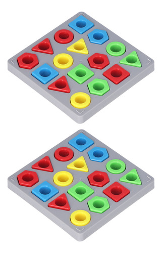 Juguete De Combinación De Colores Para Niños, Figura Geométr