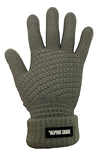 Guantes Alpine Skate Touch Screen Antideslizante Gris 15723