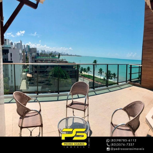 Imagem 2 de 15 de Cobertura Com 3 Dormitórios À Venda, 278 M² Por R$ 1.500.000 - Cabo Branco - João Pessoa/pb - Co0058