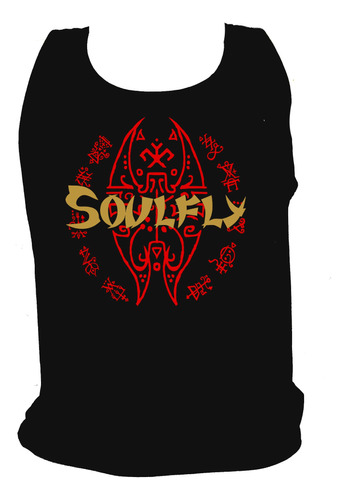 Camiseta Soulfly 001 Regata