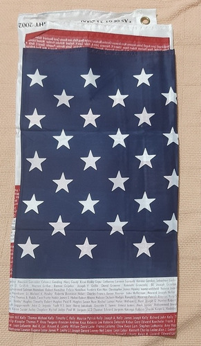 Bandera World Trade Center Original 2002. Torres Gemelas Usa