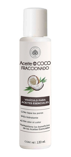 100% Coco Fraccionado Líquido Portador De Aceites Esenciales