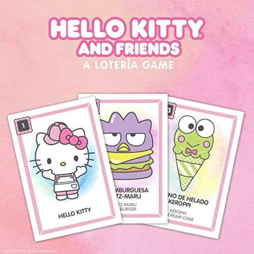 Juego De Lotería Hello Kitty: Estilo De Bingo Personalizado