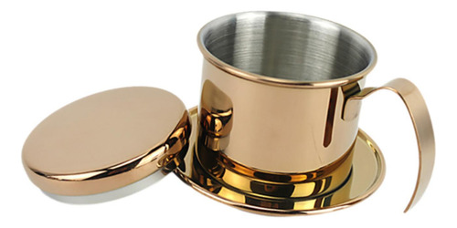 Vietnam Coffee Dripper Cafeteira Para Café Office Dourado