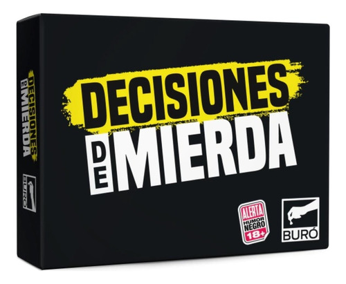 Buró Juego De Mesa Decisiones De Mierda Cartas