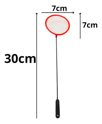 2x Rede Redonda Redinha P/ Nauplio Artemia 30*7cm Super Fina