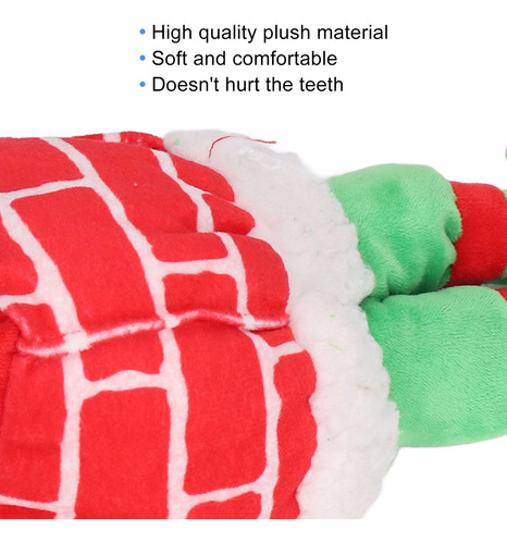 Juguete Para Rechinar Dientes De Perro, De Felpa, Masticable