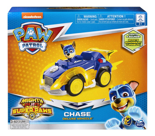 Vehículo Deluxe Chase Patrulla Canina Con Luces Y Sonidos.