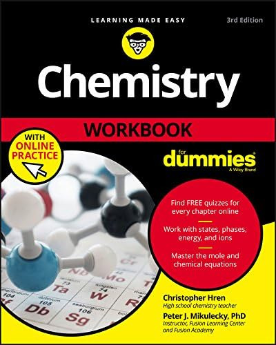 Libro:  Chemistry Workbook For Dummies With Online Practice