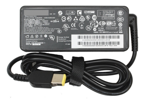 Adaptador  Premium  Compatible Con Lenovo Thinkpad T460s 65w