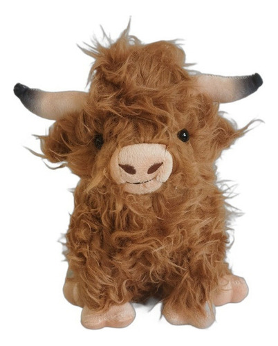 Mz Juguete De Peluche De Vaca De Las Tierras Altas Simulado