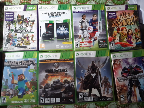 Xbox 360+kinect+ Un Joystick+ 6 Juegos Fisicos Originales+