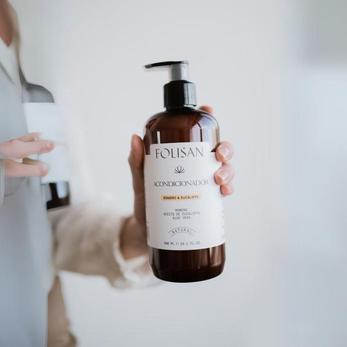 Acondicionador Antifrizz Romero Y Eucalipto Folisan 500ml