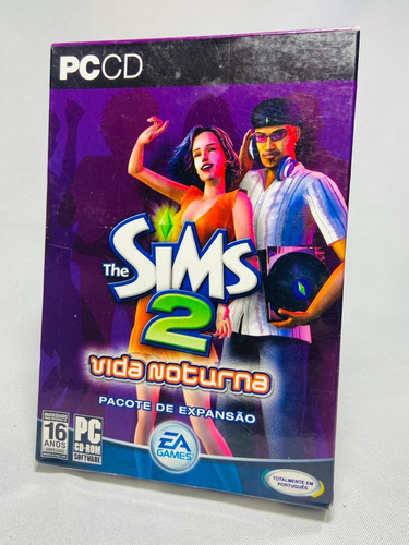 Jogo De Pc The Sims 2 Vida Noturna - Original Falta 1 Cd (Usado)