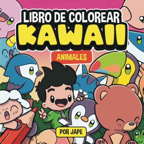 Libros: Libro De Colorear Kawaii, En Español, De Bolsillo