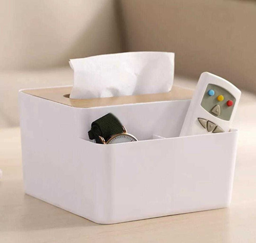 Imagen 2 de 8 de Caja Organizadora Papel Tissue Accesorios