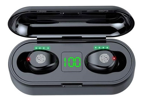 Audífonos Inalámbricos Bluetooth F9 Tws Con Power Bank