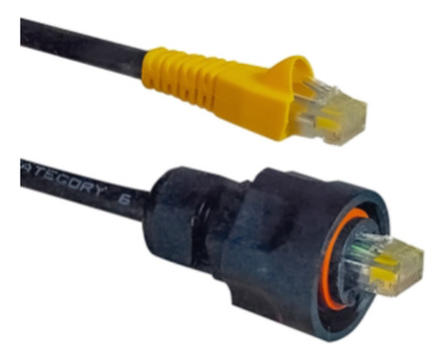 Patch Cord Industrial Ruggedized A Plug Modular, Cat6, De