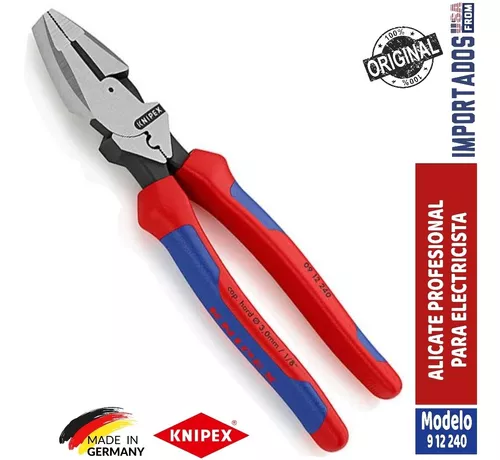 Alicates multifunción para electricistas y cableadores KNIPEX 12