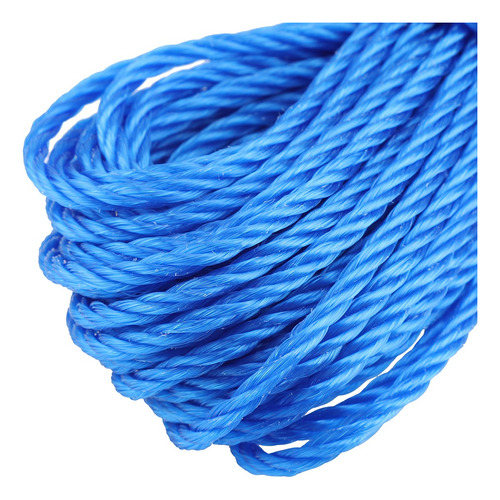 Cuerda De Nailon Azul De 20 M, Tendedero Para Jardín Y Acamp