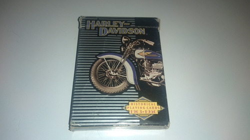 Juego De Cartas Poker Historia Harley Davidson