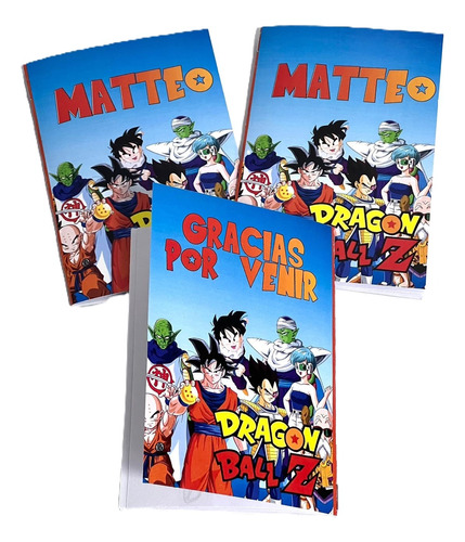 Libritos Para Colorear Personalizados X 15 Dragon Ball