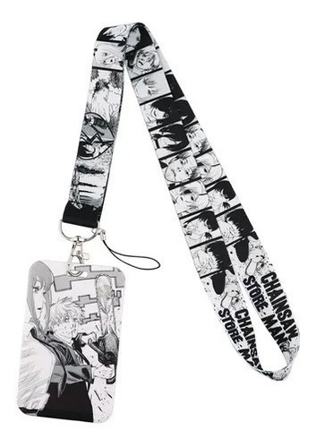 Lanyard + Portacredencial - Chainsaw Man Anime