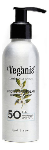 Protector Solar Fps 50 Veganis Sin Tacc 135ml