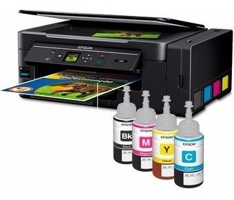 Epson - Impresora Multifuncional De Tinta Continua L495