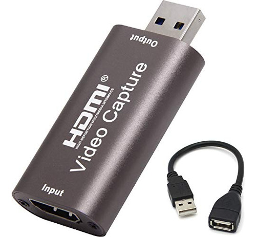 Tarjeta De Captura De Video Hdmi A Usb 1080p Para Streaming