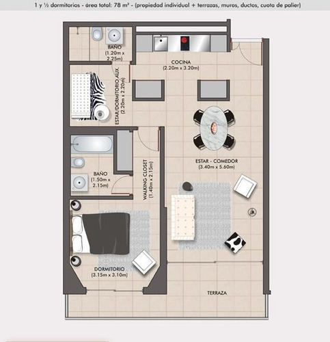 Departamento - Roosevelt
