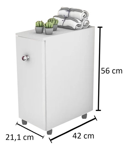 Mueble Baño Organizador Multiuso Auxiliar Espacio Reducido