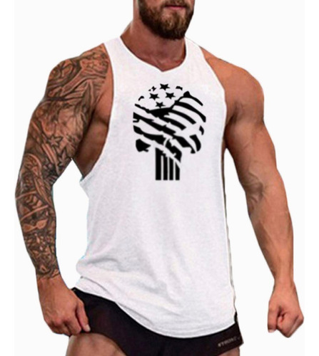 Playera Tank Sin Mangas Hombre Gym Top