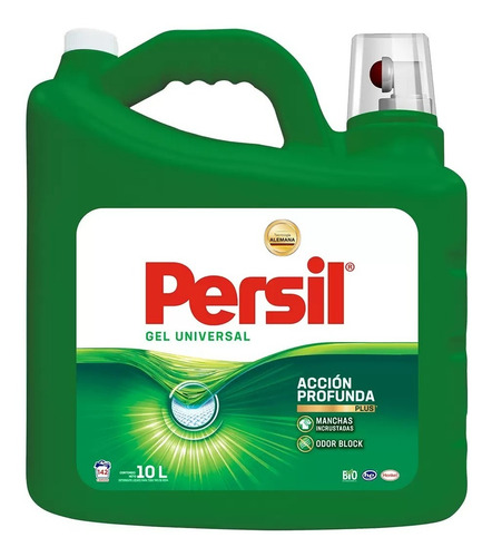 Detergente Para Ropa Líquido Persil Antibacterial 10 l