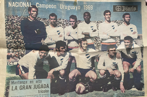 Nacional Campeón Uruguayo 1969, Fútbol B01 Ez5 (Usado)