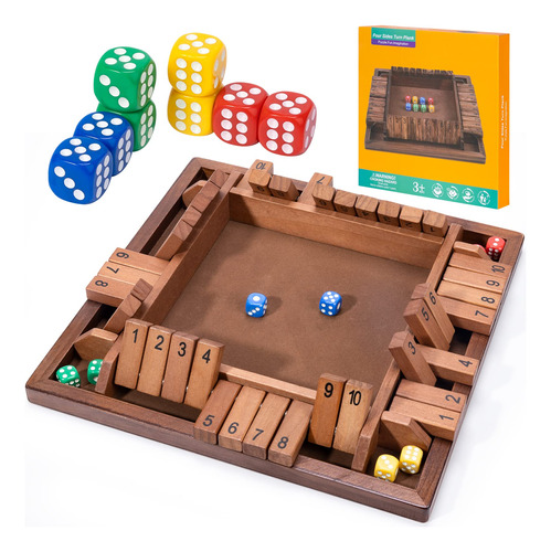 Mnyun Diversion Familiar Con El Juego Shut The Box, Aprende