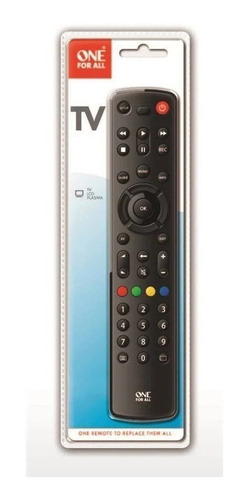 Imagen 2 de 3 de Control Remoto Tv Universal One For All Urc 1219 Lcd Plasma
