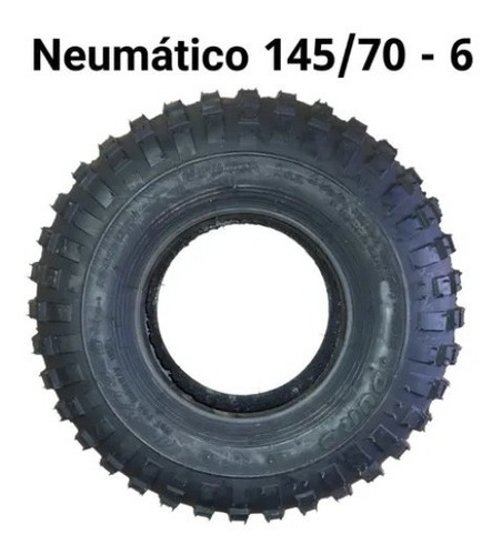 Neumático Cuadrimoto 145/70 Aro 6 Tubular 