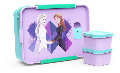 Zak Designs Disney Frozen 2 Estuche Bento Plastico Sello