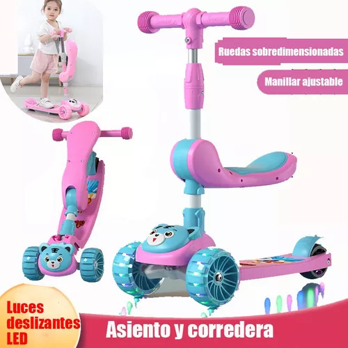 Patinete Con Asiento Para Niños De 3-12 Años. Patín Scooter Infantil. con  Ofertas en Carrefour