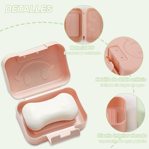 Cajas De Jabón Portátiles,4 Cajas De Jabón Viaje Caja Jabón