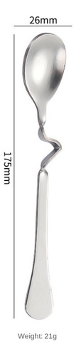 Cucharón Para Condimentos Teaspoon Twist, Acero Inoxidable,