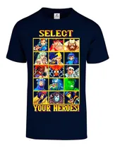 Comprar Playera Marvel Vs Capcom Arcade Seleccion Personajes Clash